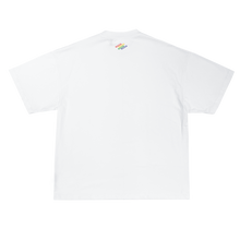 Load image into Gallery viewer, Oversized Friends Logo T-Shirt mock-up, back flat view