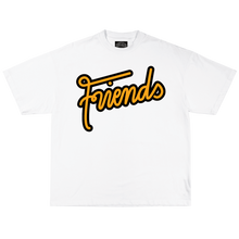 Load image into Gallery viewer, Oversized Friends Logo T-Shirt mock-up, front flat view